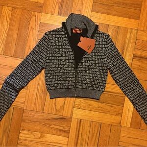 Missoni Black and Silver Textured Jacket